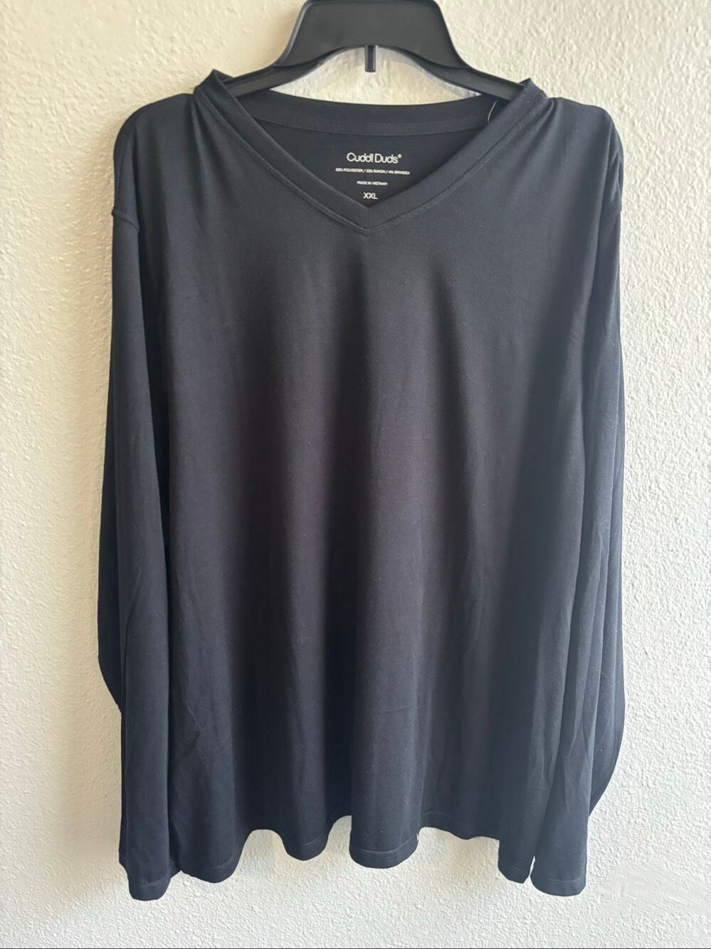❤️Cuddl Duds Men’s Long Sleeve V-Neck Top